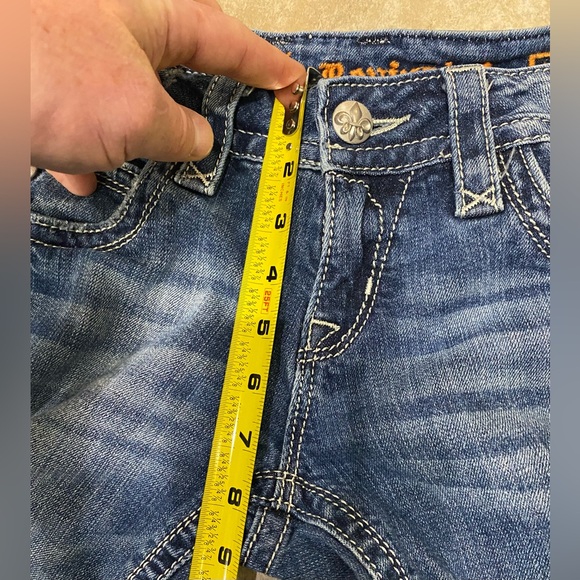 Rock Revival Adele Capri Jeans 28x20 Stretch Denim EUC - Picture 10 of 12